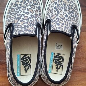 Vans Animal Print Slip-On Sneakers